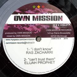 Ras Zacharri - I Don't Know