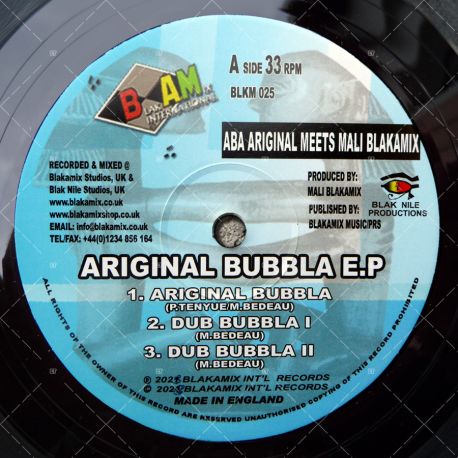 Aba Ariginal meets Mali Blakamix - Ariginal Bubbla EP